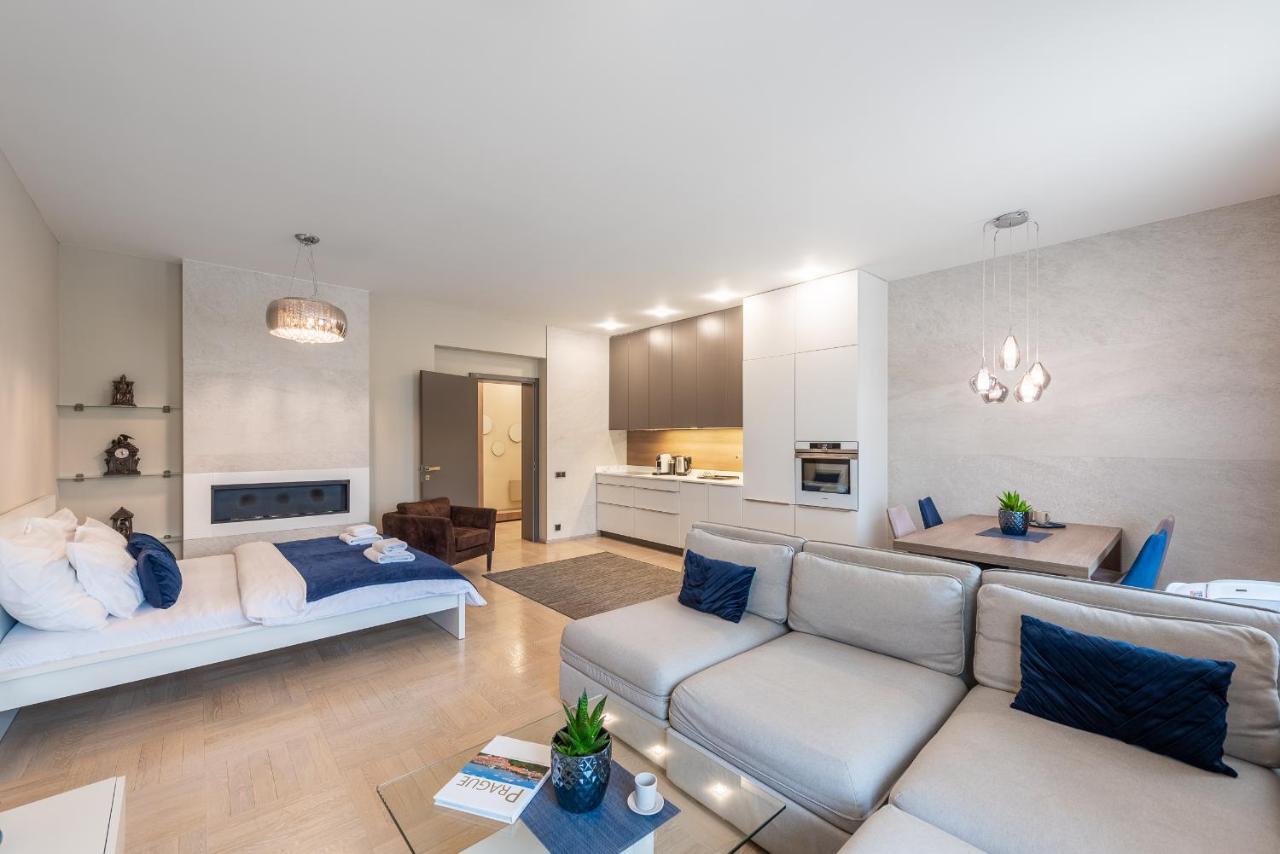 New Luxury Apt With Ac&Parking In The Center Of Prague Appartement Buitenkant foto
